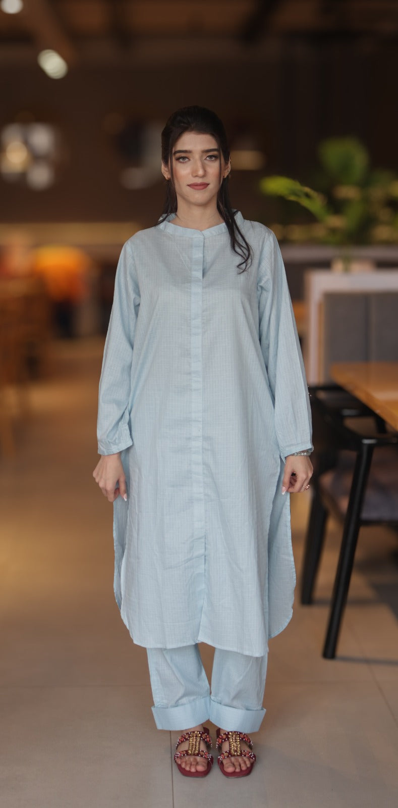 Sky Coord Lawn 2pc