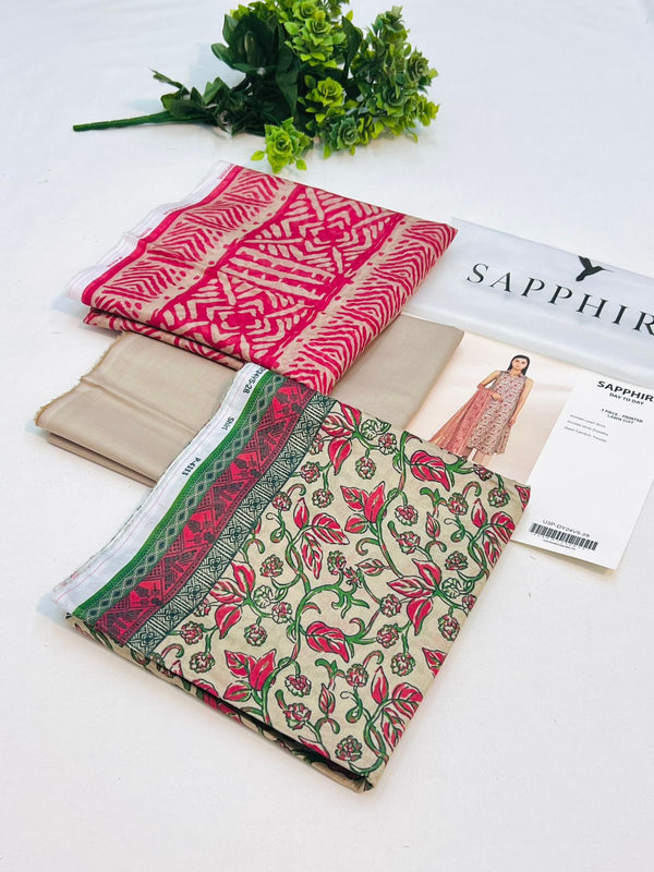 Sapphire Lawn 3pc 00U3PDY24V528