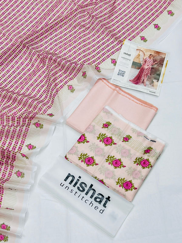 Nishat 3 Piece - Printed Suit - 42201272-R