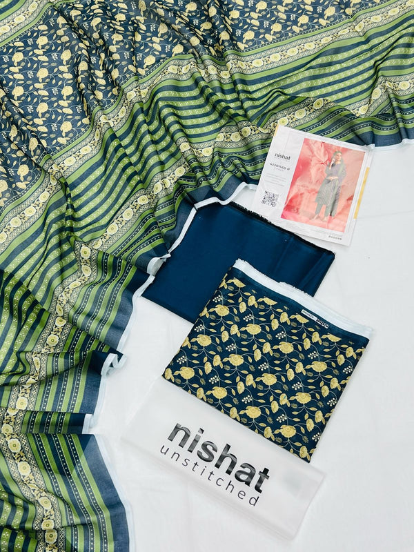 Nishat 3 Piece - Printed Suit - 42201565-R