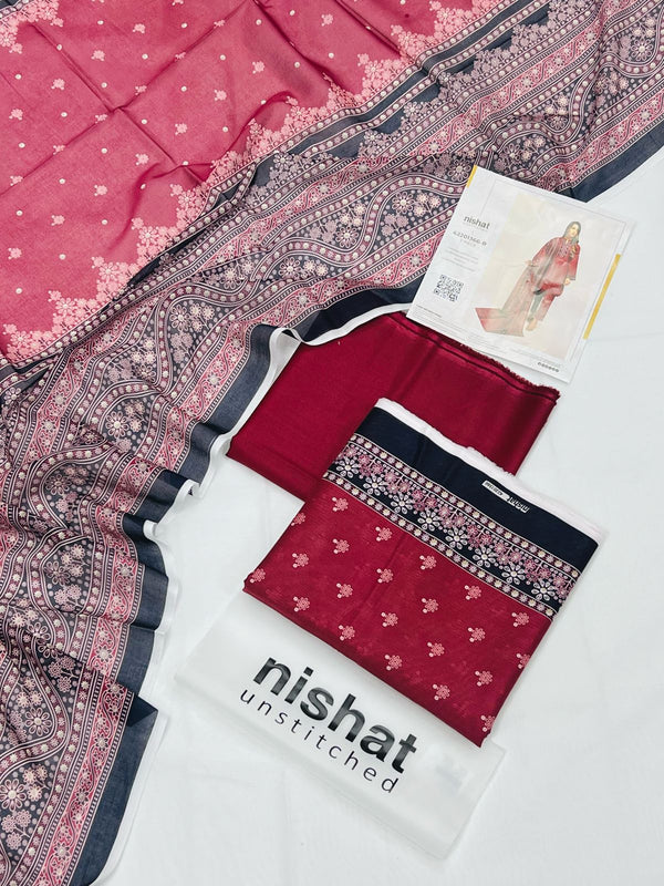Nishat 3 Piece - Printed Suit - 42201366-R