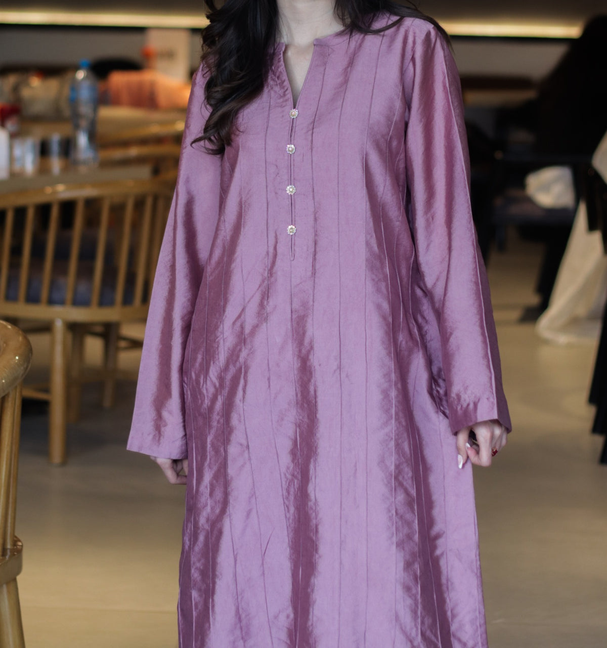 Zoya Tea Pink Designer Tissue Silk Suit